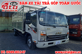 Xe Tải JAC 6T6 N650 Plus Thùng Mui Bạt Dài 6m2 | Xe Tải JAC N650 Plus 6.5 Tấn Màu Trắng